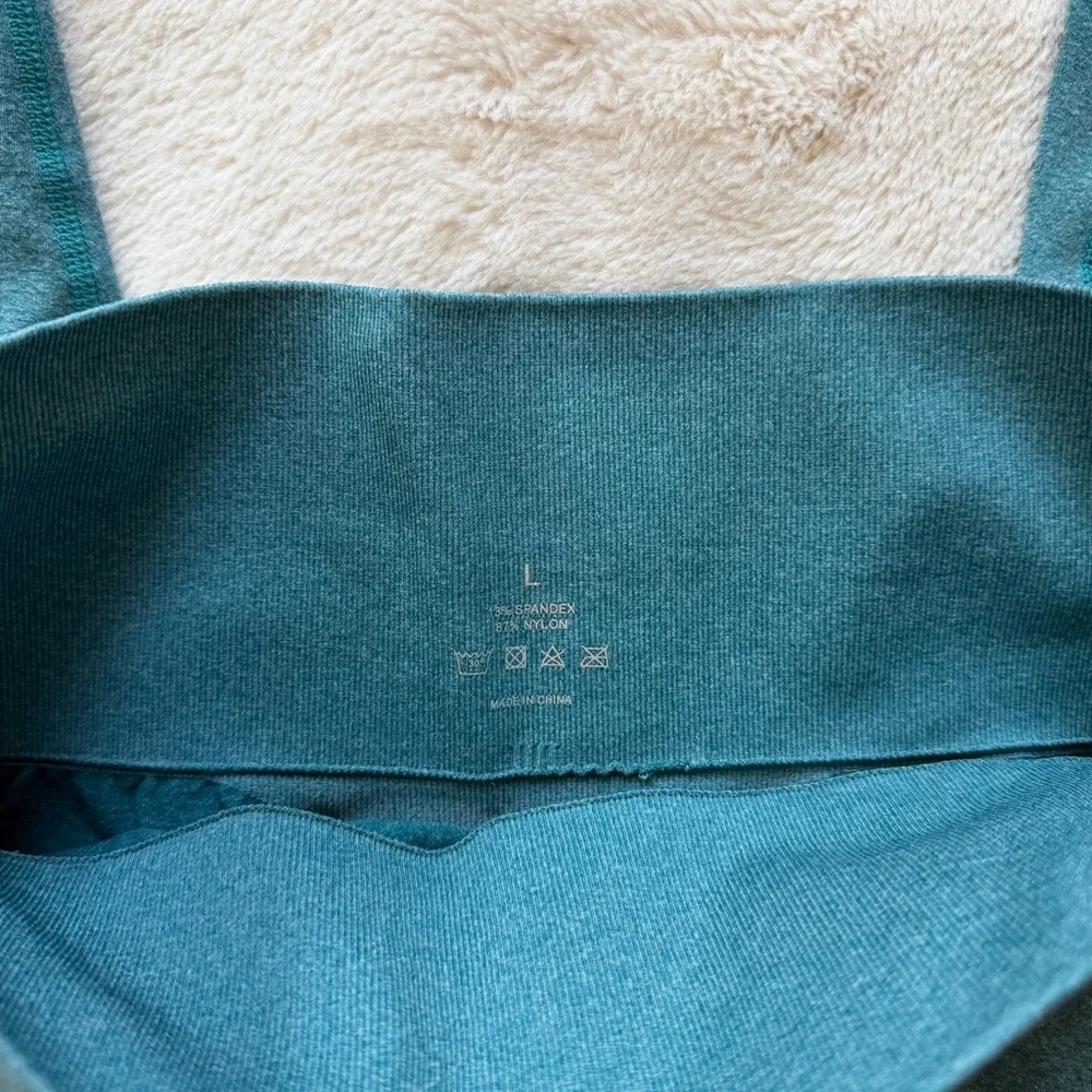 NVGTN Teal Contour Seamless Leggings Size Large - Picture 5 of 5